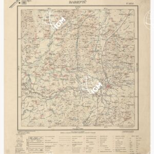 CARTA DELL'AFRICA ORIENTALE ITALIANA - Barentù