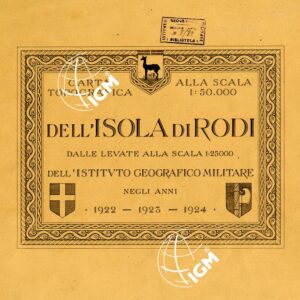 CARTA TOPOGRAFICA DELL'ISOLA DI RODI (ATLANTE) - Titolo