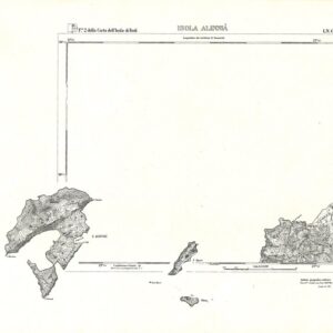 CARTA TOPOGRAFICA DELL'ISOLA DI RODI (ATLANTE) - Tavola 8 - Isola Alinnia