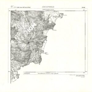 CARTA TOPOGRAFICA DELL'ISOLA DI RODI (ATLANTE) - Tavola 14 - Arcangelo