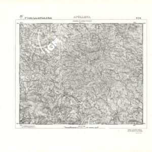 CARTA TOPOGRAFICA DELL'ISOLA DI RODI (ATLANTE) - Tavola 16 - Apollona
