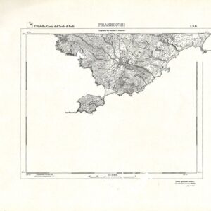 CARTA TOPOGRAFICA DELL'ISOLA DI RODI (ATLANTE) - Tavola 20 - Prassonisi