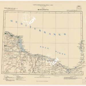 CARTA DIMOSTRATIVA DELLA LIBIA - Foglio 2 - Misurata