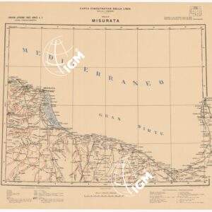 CARTA DIMOSTRATIVA DELLA LIBIA - Foglio 2 - Misurata