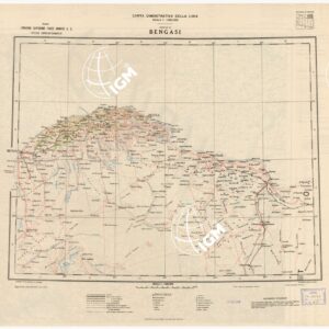 CARTA DIMOSTRATIVA DELLA LIBIA - Foglio 3 - Bengasi