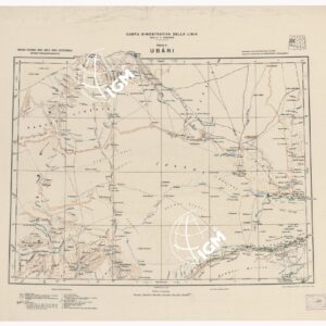 CARTA DIMOSTRATIVA DELLA LIBIA - Foglio 4 - Ubari