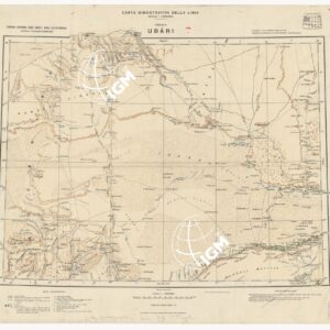 CARTA DIMOSTRATIVA DELLA LIBIA - Foglio 4 - Ubari