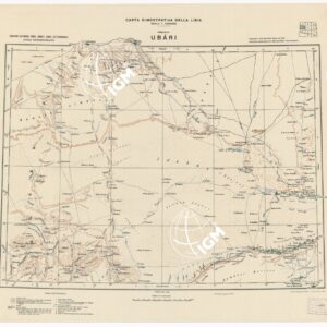 CARTA DIMOSTRATIVA DELLA LIBIA - Foglio 4 - Ubari