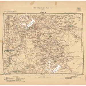 CARTA DIMOSTRATIVA DELLA LIBIA - Foglio 5 - Sebha