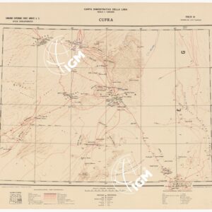 CARTA DIMOSTRATIVA DELLA LIBIA - Foglio 9 - Cufra