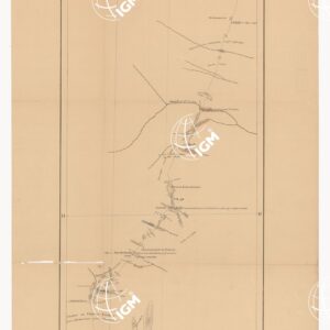 MISSION DE BONCHAMPS DE DJIBOUTI AU NIL BLANC D'APRES LES TRAVAUX DE M.RS L. BARTHOLIN, CH. MICHEL, FAIVRE ET M. POTTER. CARTE D'ENSEMBLE PAR CH. MICHEL SECOND DE LA MISSION 1897 - 1898 DESSIN DE J. HANSEN - Foglio 1 - Da Gibuti a Mordalé