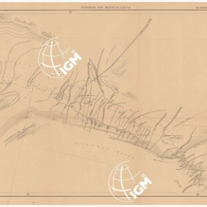 MISSION DE BONCHAMPS DE DJIBOUTI AU NIL BLANC D'APRES LES TRAVAUX DE M.RS L. BARTHOLIN, CH. MICHEL, FAIVRE ET M. POTTER. CARTE D'ENSEMBLE PAR CH. MICHEL SECOND DE LA MISSION 1897 - 1898 DESSIN DE J. HANSEN - Foglio 3 - Da Guildessa a Harrar e Moulou