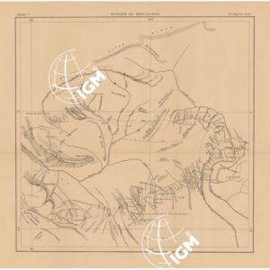 MISSION DE BONCHAMPS DE DJIBOUTI AU NIL BLANC D'APRES LES TRAVAUX DE M.RS L. BARTHOLIN, CH. MICHEL, FAIVRE ET M. POTTER. CARTE D'ENSEMBLE PAR CH. MICHEL SECOND DE LA MISSION 1897 - 1898 DESSIN DE J. HANSEN - Foglio 7 - Da Sayo a Anna