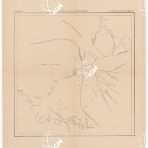MISSION DE BONCHAMPS DE DJIBOUTI AU NIL BLANC D'APRES LES TRAVAUX DE M.RS L. BARTHOLIN, CH. MICHEL, FAIVRE ET M. POTTER. CARTE D'ENSEMBLE PAR CH. MICHEL SECOND DE LA MISSION 1897 - 1898 DESSIN DE J. HANSEN - Foglio 11 - Du Souro a Badjella