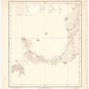 CARTA DEI CONFINI A.O.I. SOMALIA FRANCESE - Foglio 2 - Mussalli