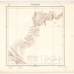 CARTA DEI CONFINI A.O.I. SOMALIA FRANCESE - Foglio 3 - Elidahar
