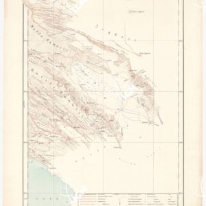 CARTA DEI CONFINI A.O.I. SOMALIA FRANCESE - Foglio 4 - Hallì