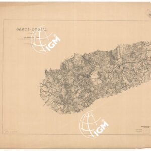 CARTA DELLA REGIONE COMPRESA FRA MASSAUA E SAATI - Saati-Dogali