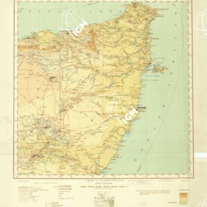 CARTA DELL'AFRICA ORIENTALE ITALIANA-TIPO AVIAZIONE ANNO 1938 - Foglio 7 - Alula