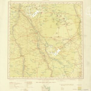 CARTA DELL'AFRICA ORIENTALE ITALIANA-TIPO AVIAZIONE ANNO 1938 - Foglio 2 - Cartum