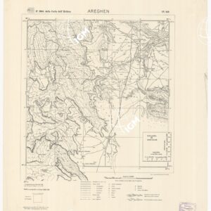 CARTA DELL'ERITREA - Foglio 2064 IV S.O. - Areghen