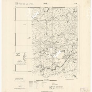 CARTA DELL'ERITREA - Foglio 2063 I S.E. - Haez