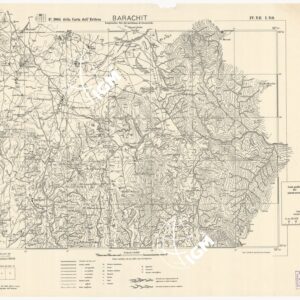 CARTA DELL'ERITREA - Foglio 2064 IV N.E. I N.O. - Barachit