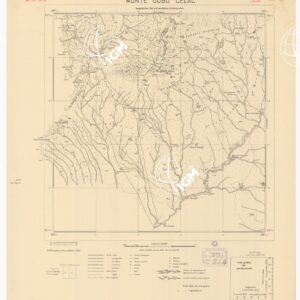 CARTA DELL'ERITREA - Foglio 2062 IV N.O. - Monte Gobò Celac