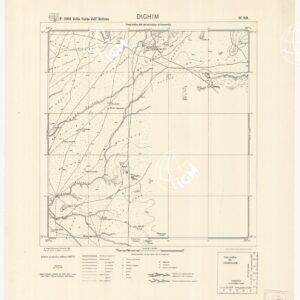 CARTA DELL'ERITREA - Foglio 1963 II S.O. - Dighim