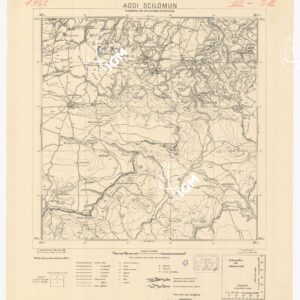CARTA DELL'ERITREA - Foglio 1962 III S.E. - Addi Scilomun