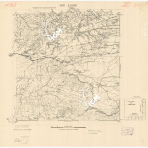 CARTA DELL'ERITREA - Foglio 1962 III S.O. - Mai Laam