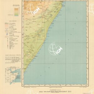 CARTA DELL'AFRICA ORIENTALE - Obbia