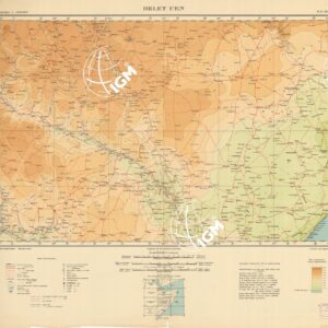 CARTA DELL'AFRICA ORIENTALE - Belet Uen