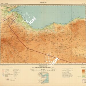 CARTA DELL'AFRICA ORIENTALE - Harrar