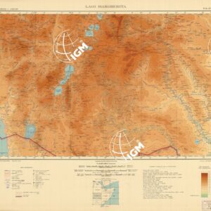 CARTA DELL'AFRICA ORIENTALE - Lago Margherita