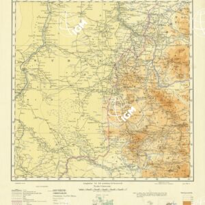 CARTA DELL'AFRICA ORIENTALE - Gambela