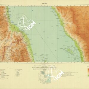 CARTA DELL'AFRICA ORIENTALE - Nacfa