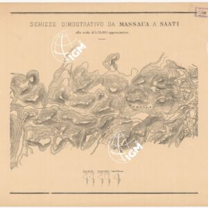 SCHIZZO DIMOSTRATIVO DA MASSAUA A SAATI - Foglio 2