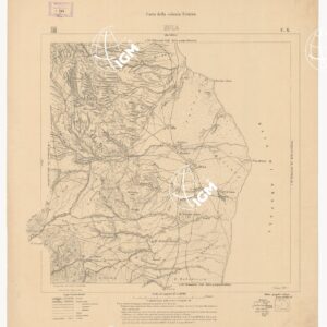 CARTA DEI POSSEDIMENTI ITALIANI IN AFRICA ZULA C 4