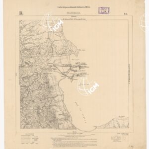 CARTA DELLA COLONIA ERITREA MASSAUA D 2