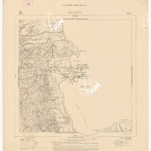 CARTA DELLA COLONIA ERITREA MASSAUA D 2