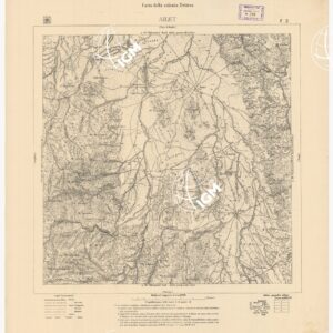 CARTA DELLA COLONIA ERITREA AILET F 2