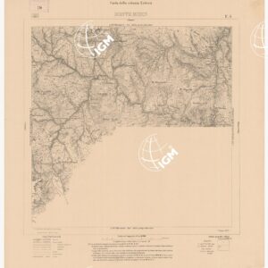 CARTA DELLA COLONIA ERITREA MONTE BIZEN F 4