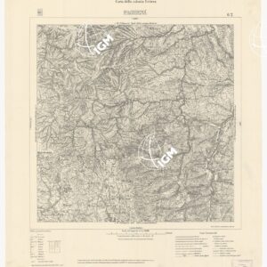 CARTA DELLA COLONIA ERITREA  FAGHENA G 3