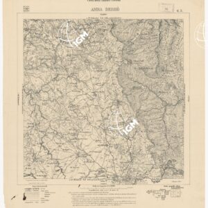 CARTA DELLA COLONIA ERITREA AMBA DERHO' G 3