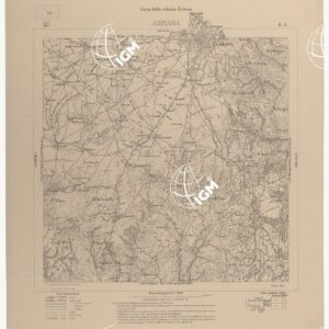 CARTA DELLA COLONIA ERITREA ASMARA G 4