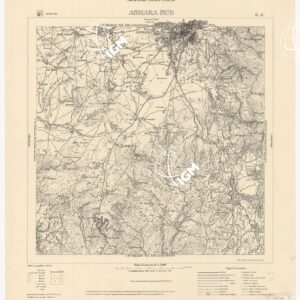 CARTA DELLA COLONIA ERITREA ASMARA SUD G 4