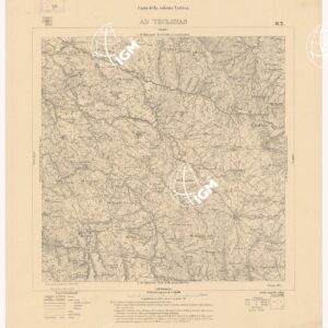 CARTA DELLA COLONIA ERITREA AD TECLESAN H 2