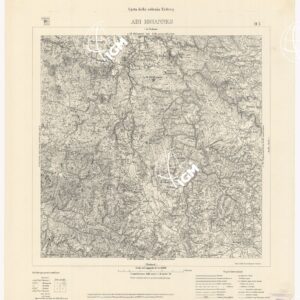 CARTA DELLA COLONIA ERITREA  ADI IOHANNES H 3