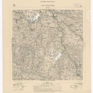 CARTA DELLA COLONIA ERITREA ADI IOHANNES H 3